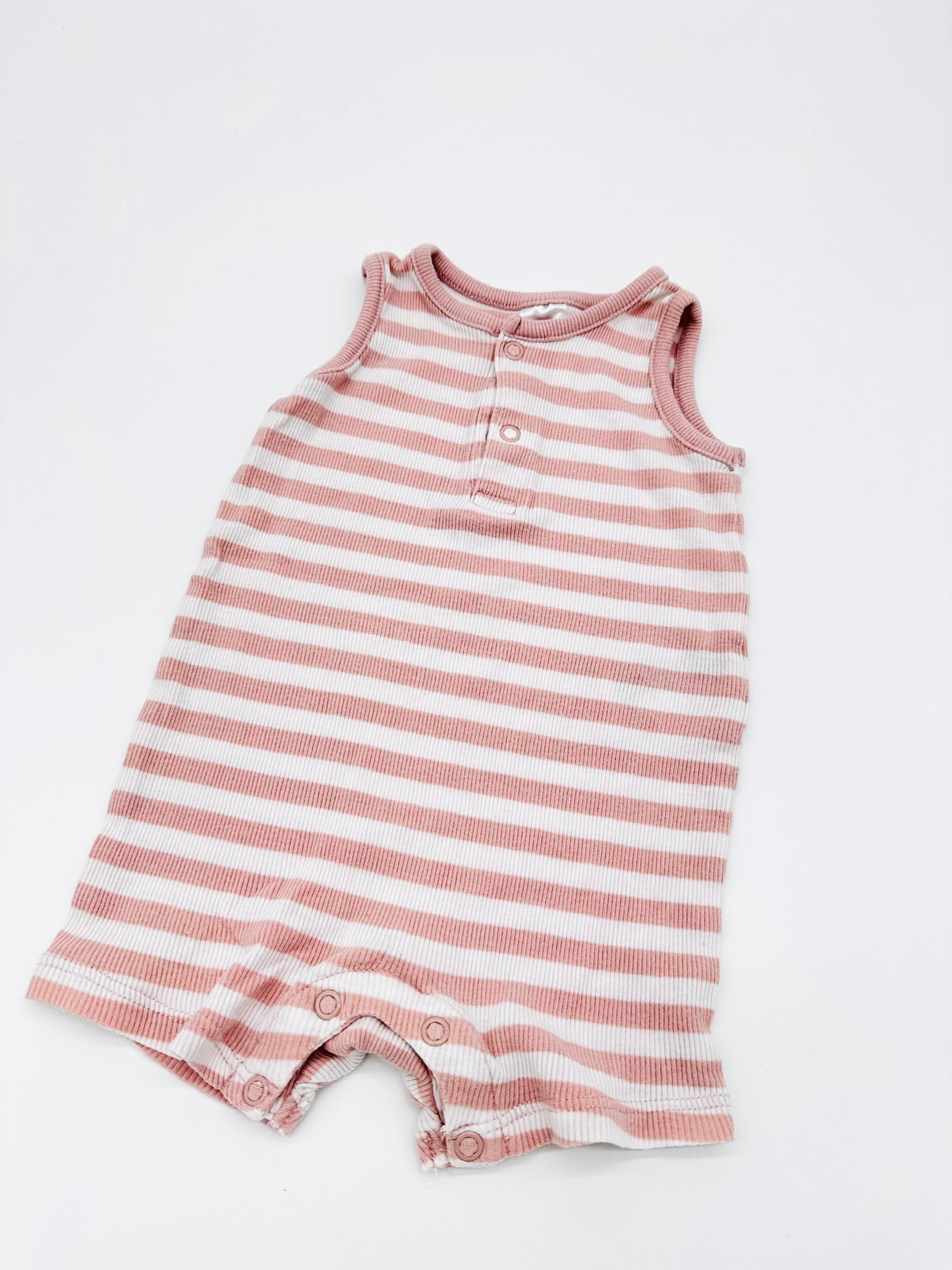 Gestreifter Strampler - Gr. 62 (H&M)