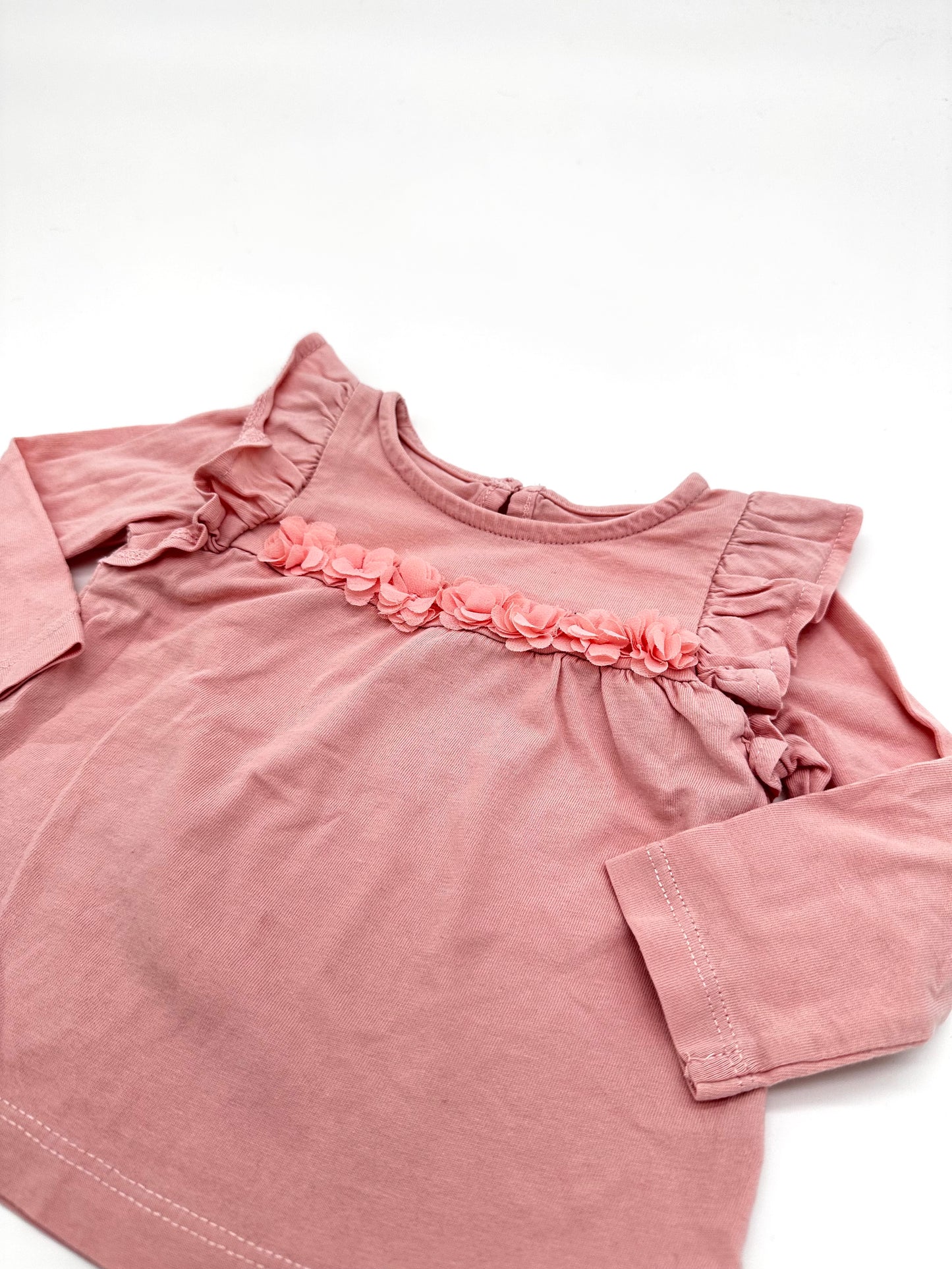 Langarmshirt in altrosa- Gr.68 (C&A)