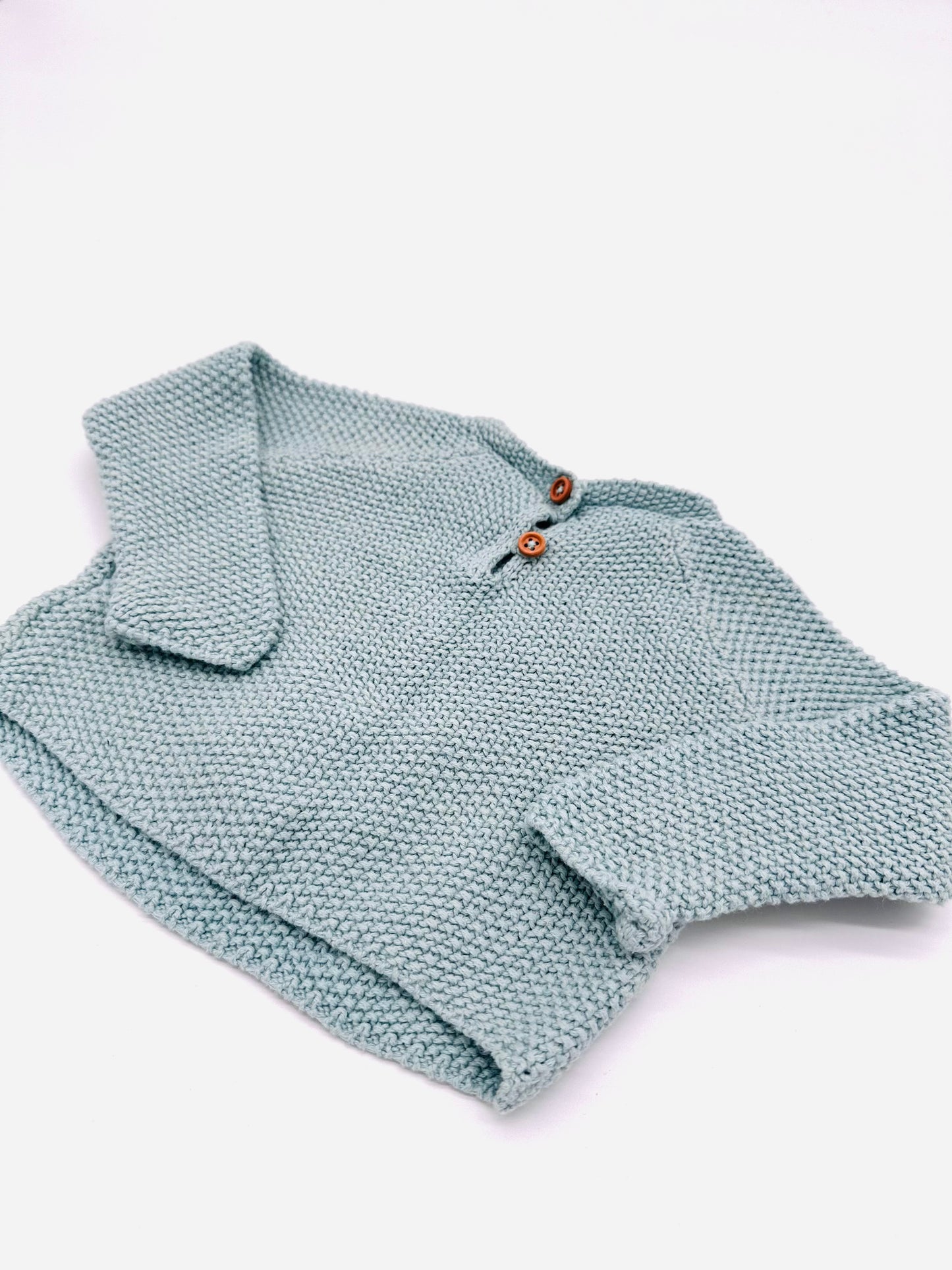 Mintgrüner Strickpullover - Gr.50 (Pusblu)