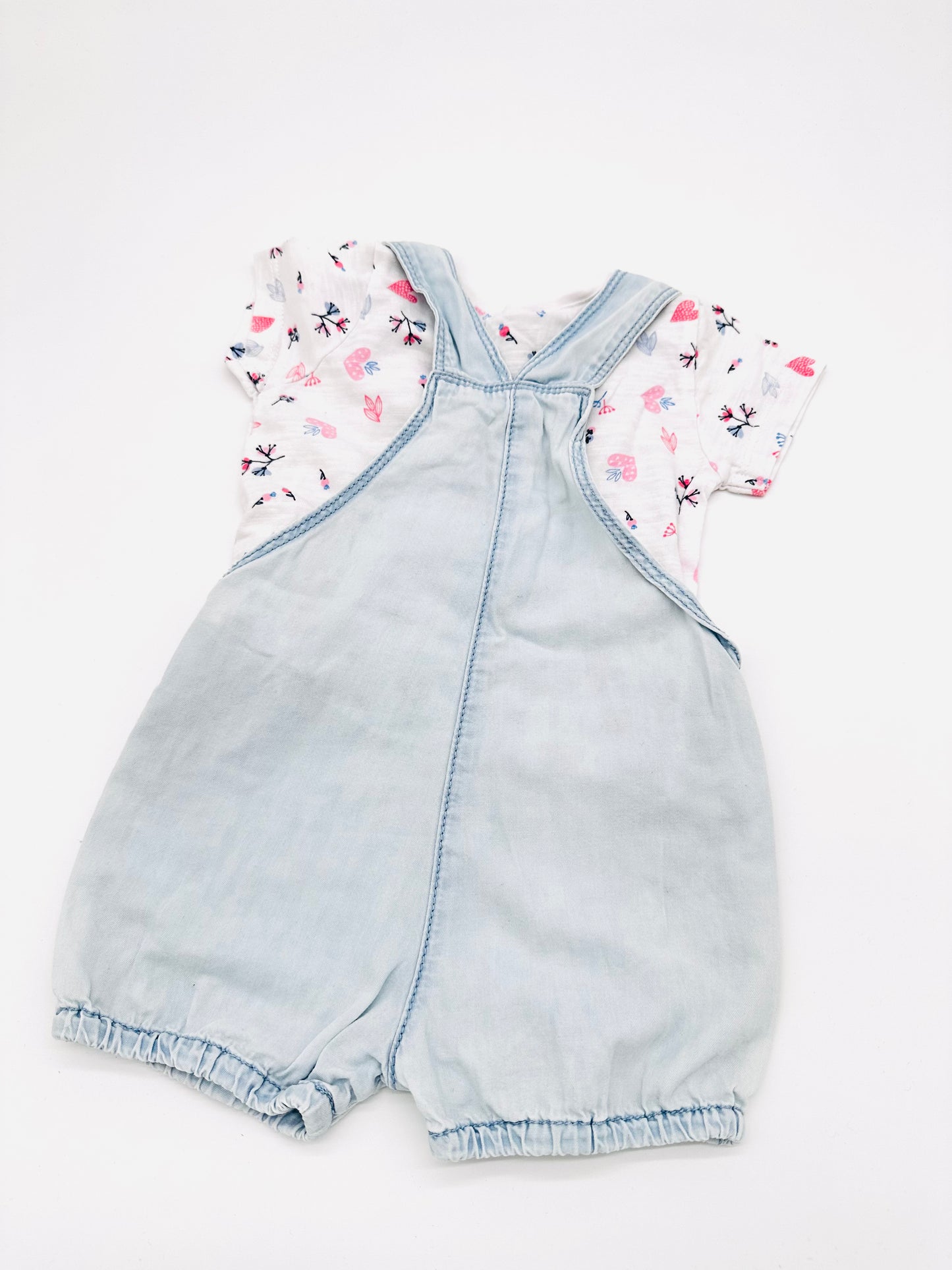 Set aus T-Shirt und Latzhose - Topomini (Gr. 62)