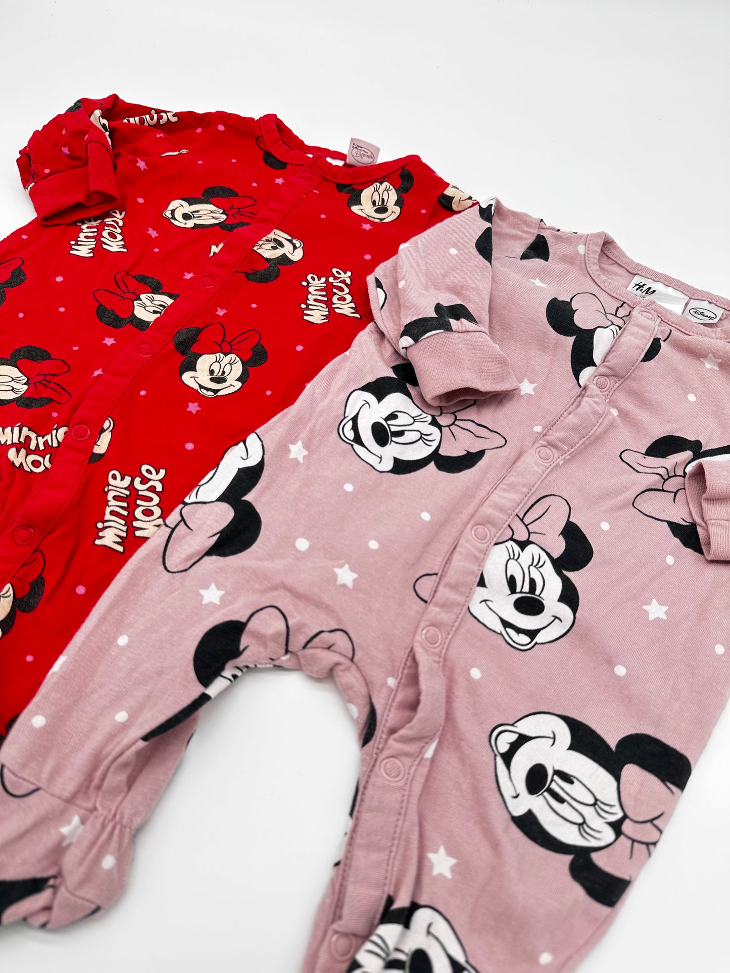 Schlafanzüge Set mit Minnie Mouse - Gr. 56 (H&M)