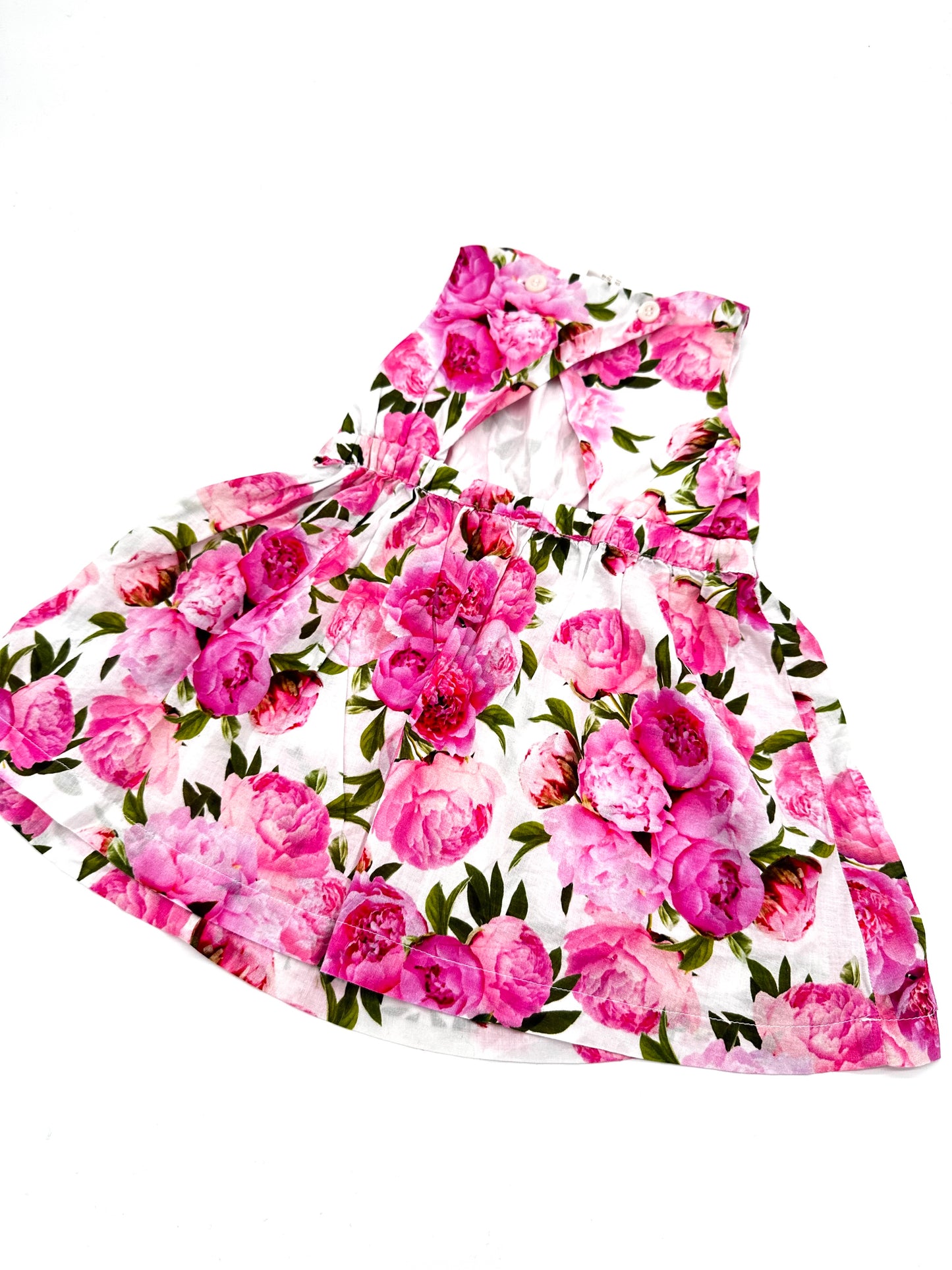 Sommerkleid mit Blumenprint - Gr. 74 (H&M)