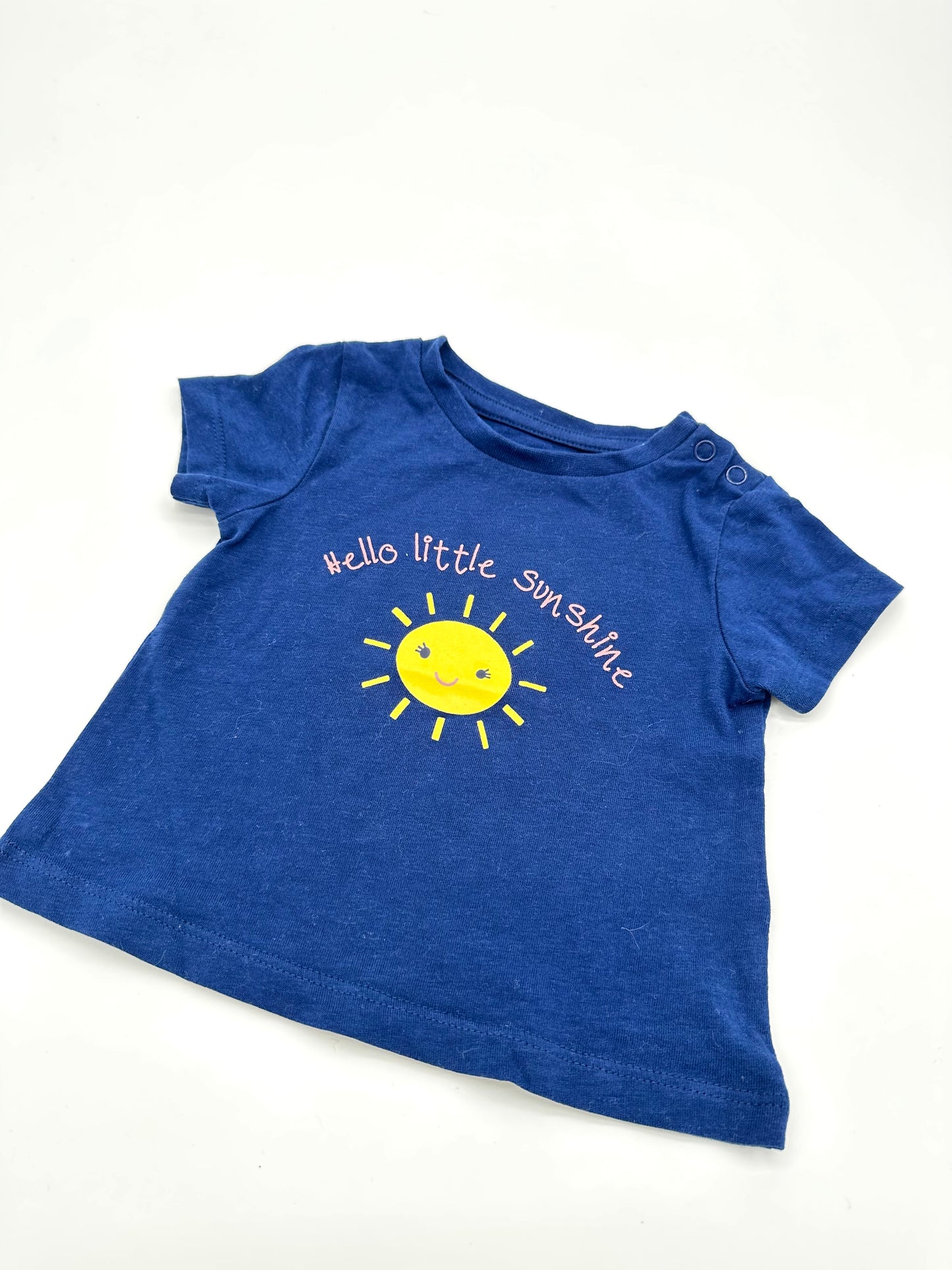 Blaues T-Shirt - Gr. 62 (Manguun)