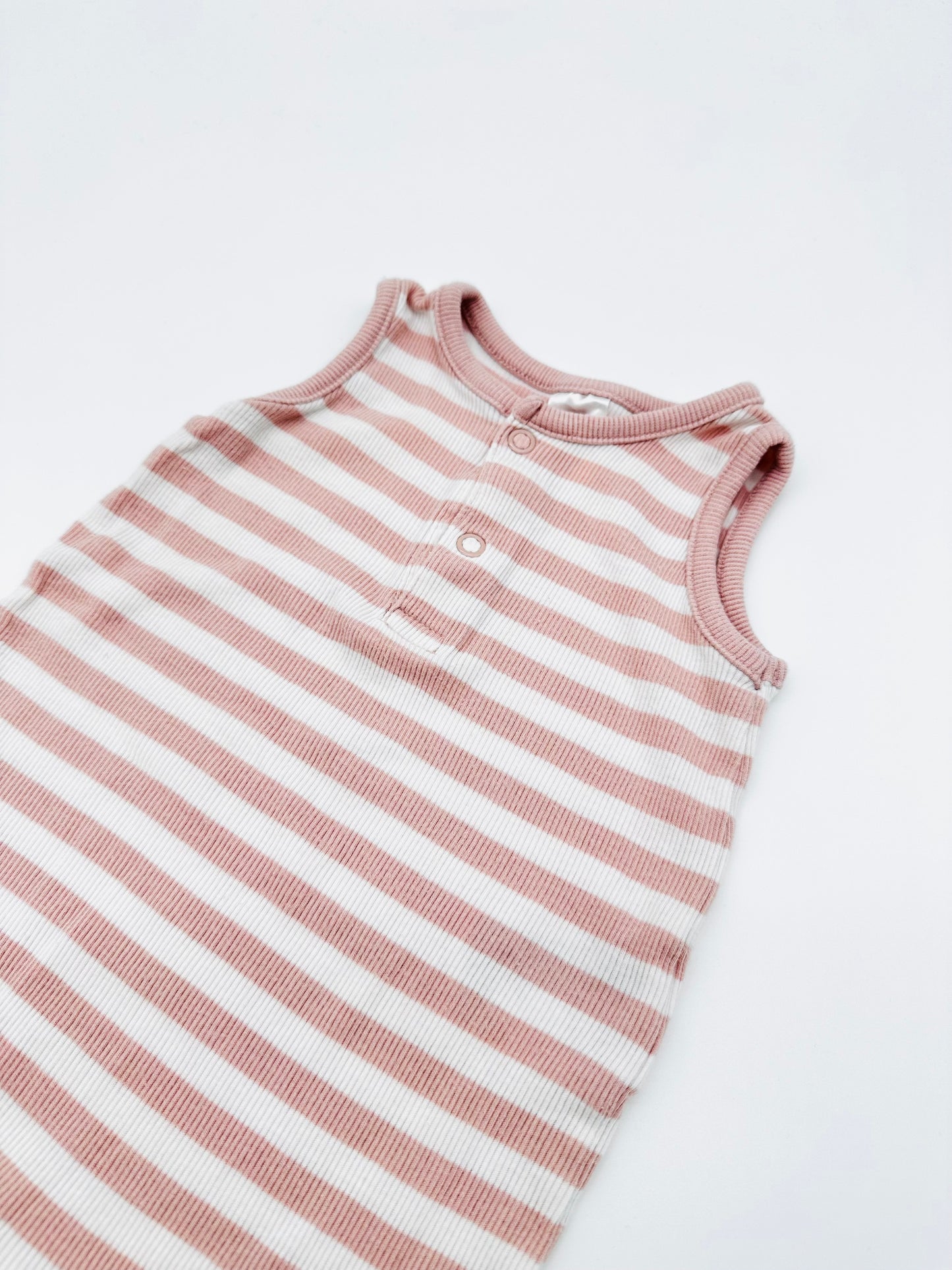 Gestreifter Strampler - Gr. 62 (H&M)