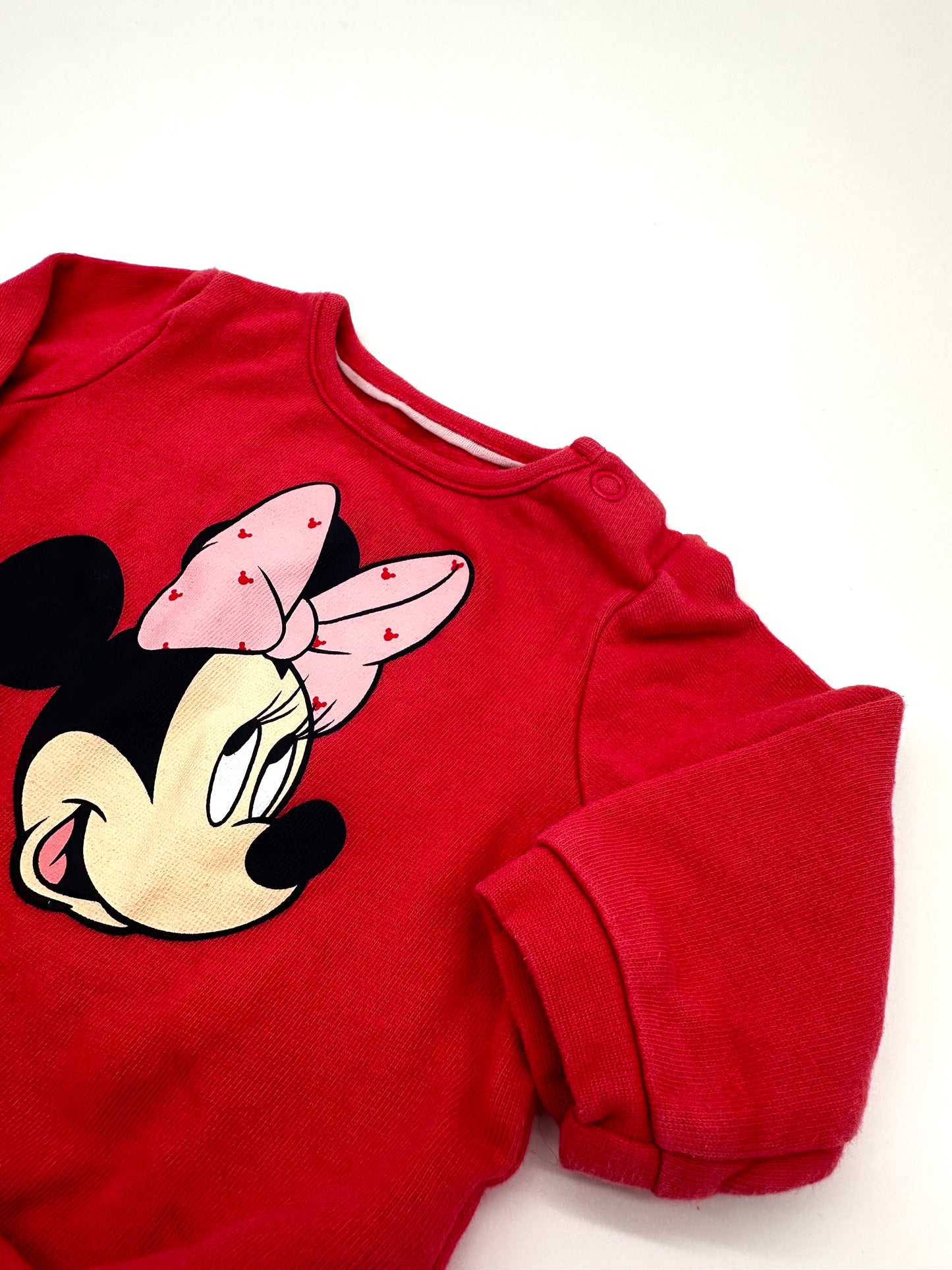 Roter Minnie Mouse Sweatshirt – Gr. 62 (C&A)