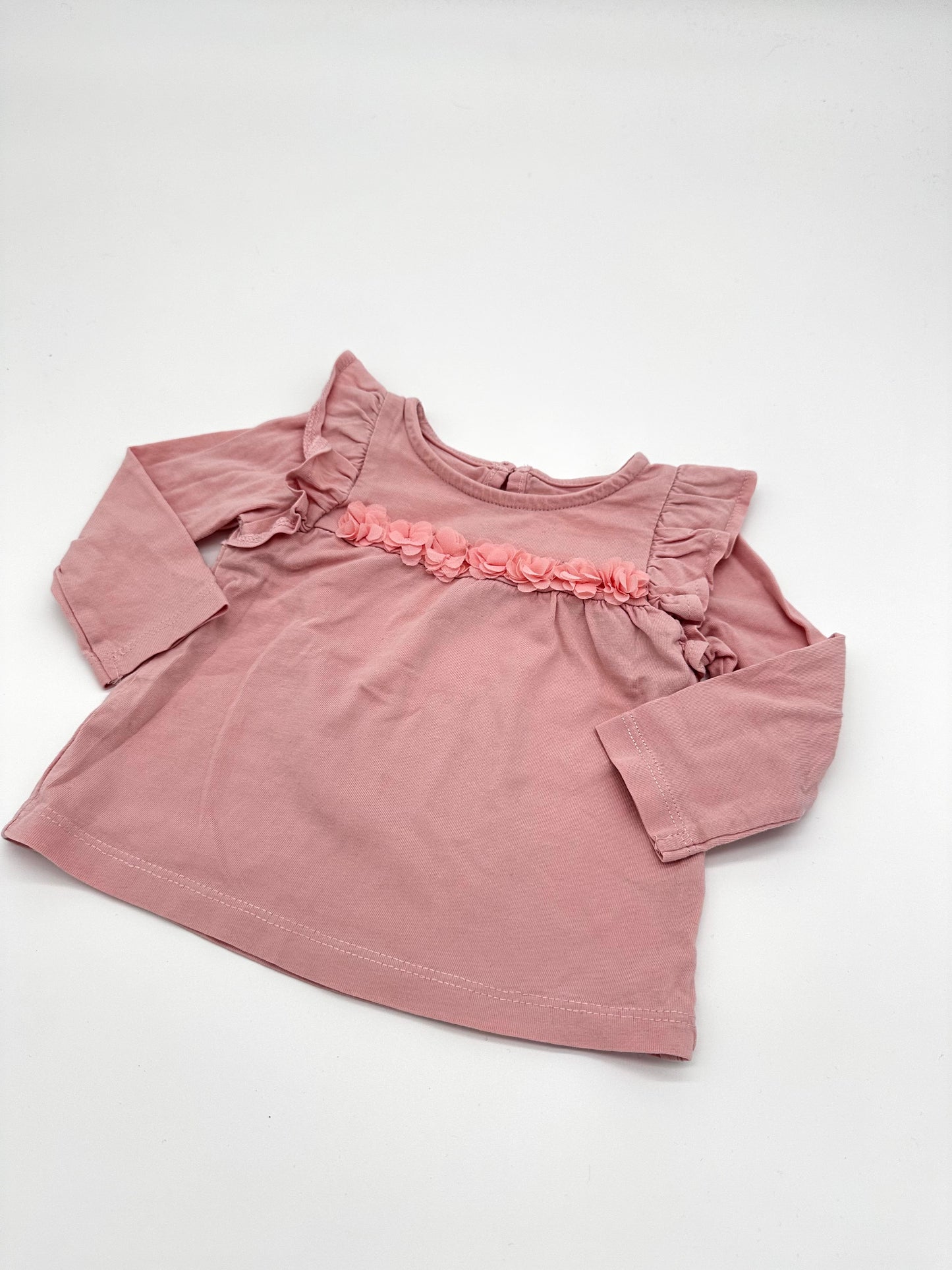 Langarmshirt in altrosa- Gr.68 (C&A)