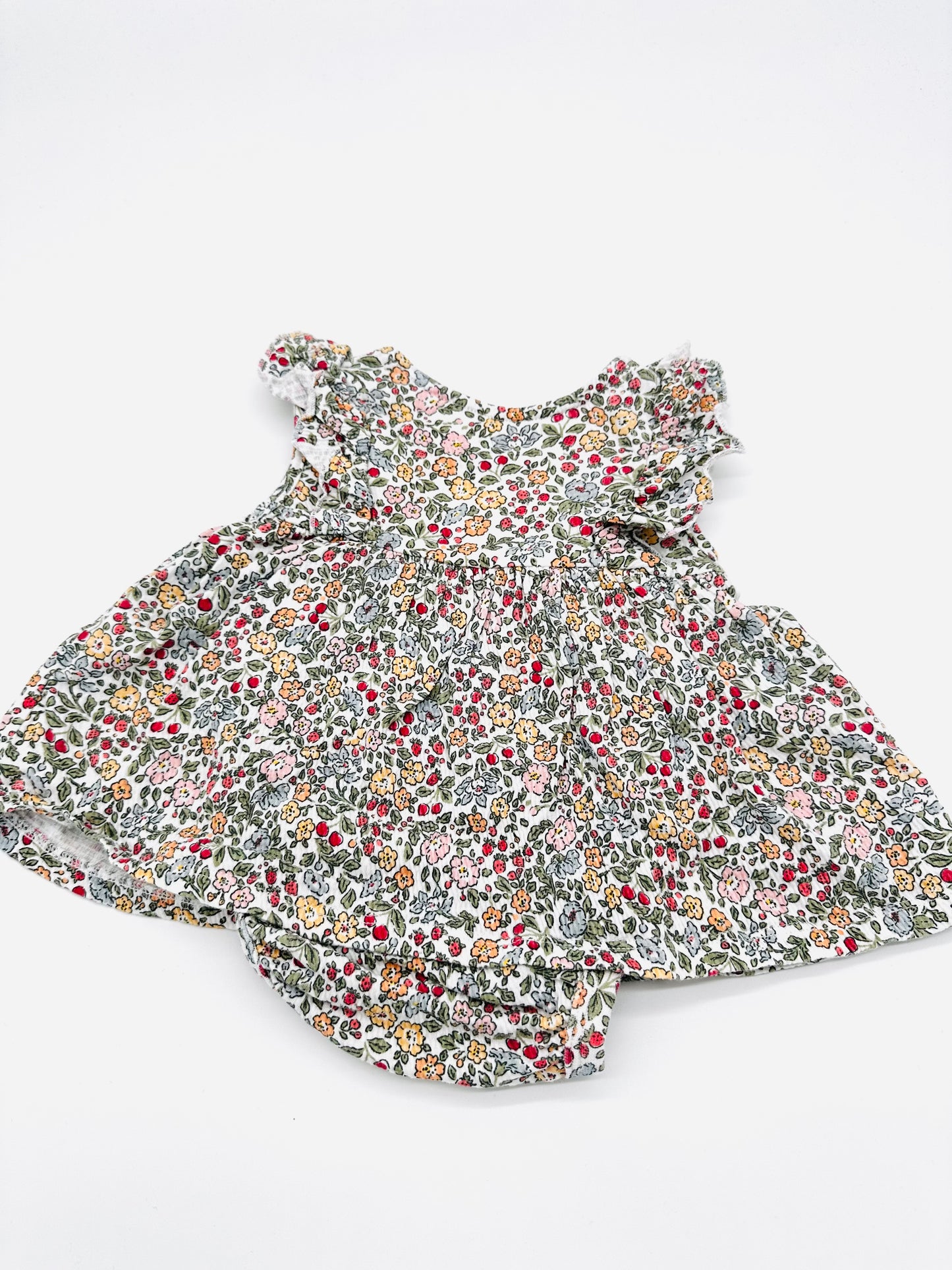 Body-Kleid mit Blumenmuster - Gr. 50 (H&M)