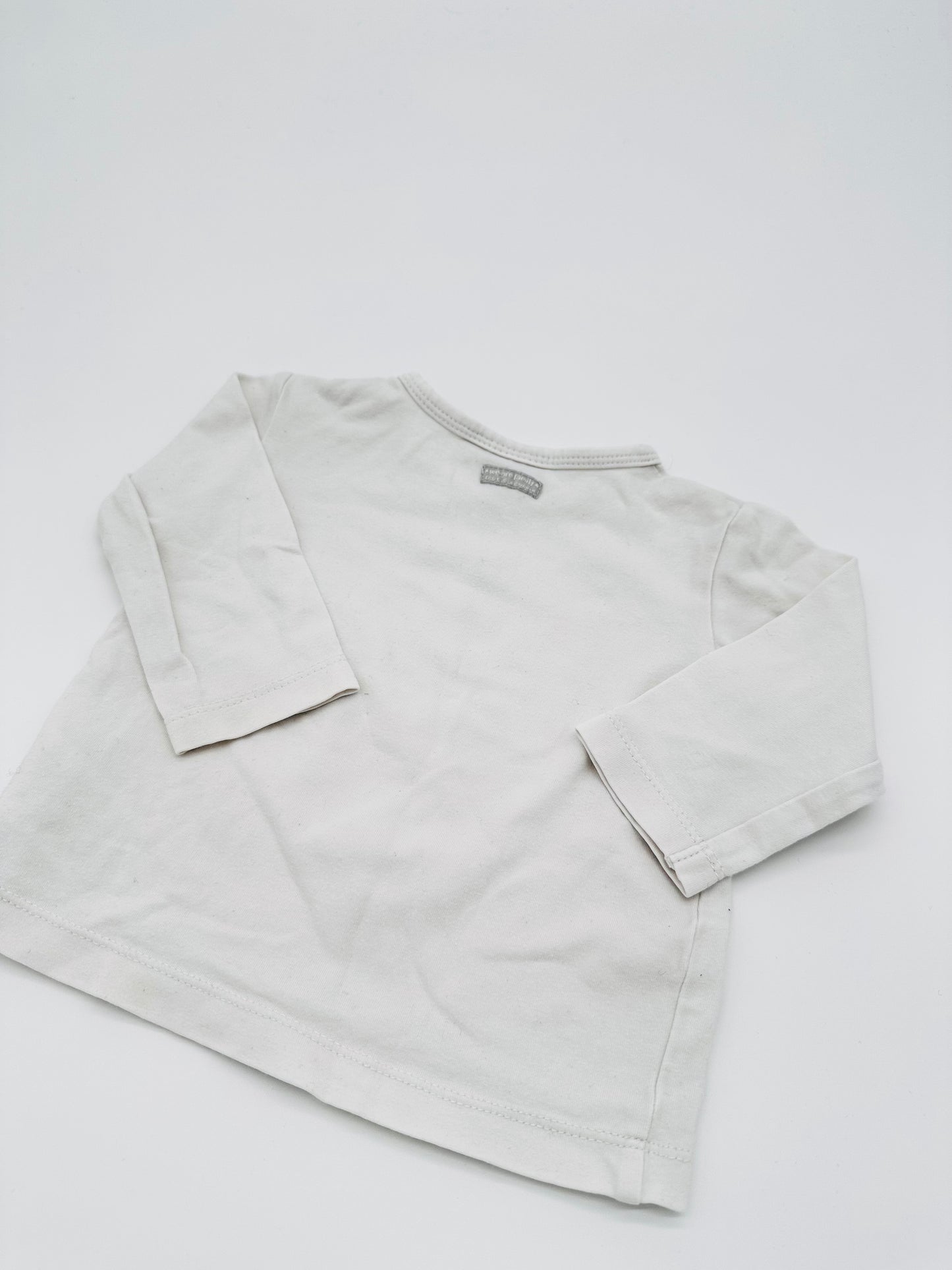 Langarmshirt mit Giraffenprint - Gr. 68 (Feetje)