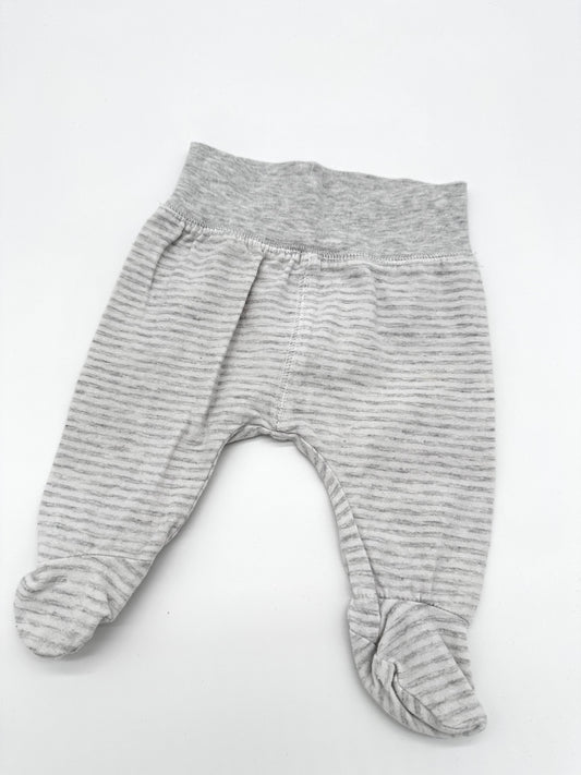 Gestreifte Hose mit Füßen - Gr. 56 (Ergee)