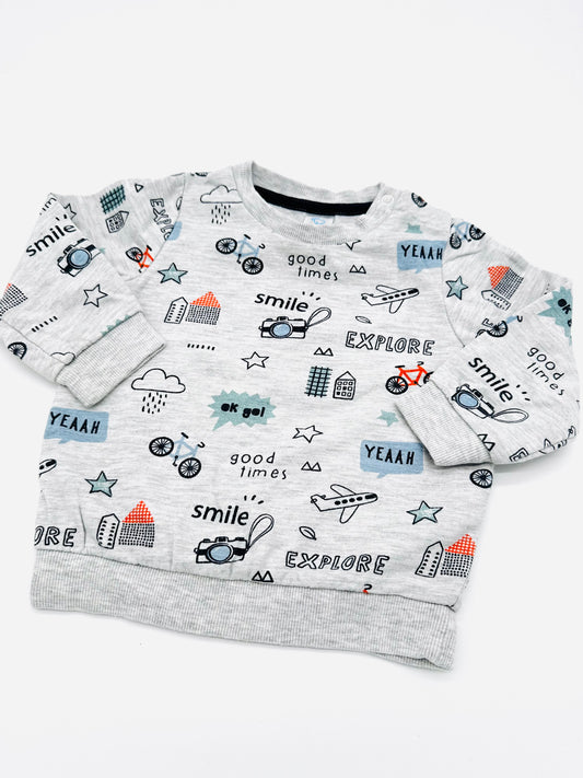 Sweater Pullover - Gr. 80 (C&A)