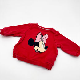 Roter Minnie Mouse Sweatshirt – Gr. 62 (C&A)