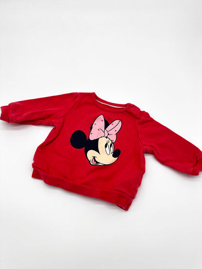 Roter Minnie Mouse Sweatshirt – Gr. 62 (C&A)