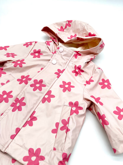 Regenjacke mit Blumenprint - Gr. 50/56 (Primark)