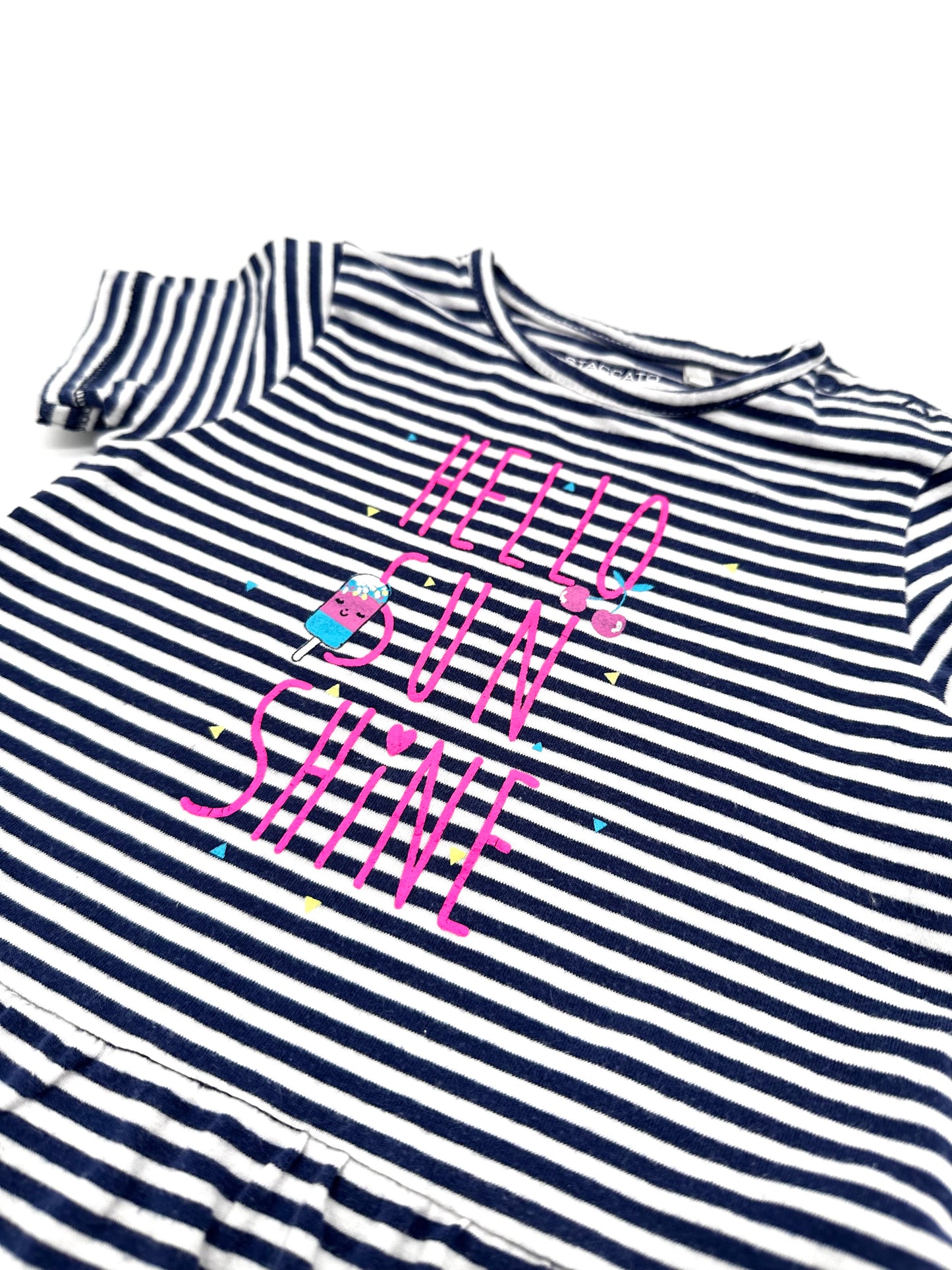 Gestreiftes Kleid - Gr. 68 (Staccato)