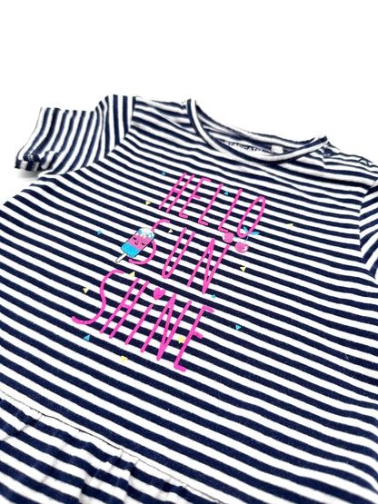 Gestreiftes Kleid - Gr. 68 (Staccato)