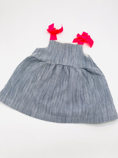 Kleid mit Schleifchen - Gr. 74 (Zara)