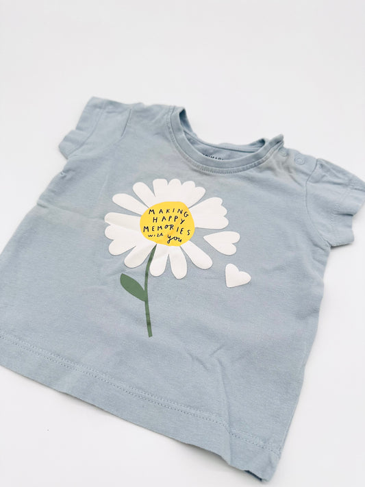 Hellblaues T-Shirt - Gr.68 (Primark)