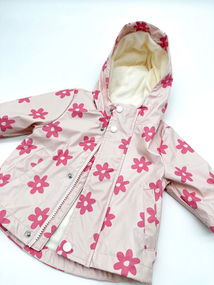Regenjacke mit Blumenprint - Gr. 50/56 (Primark)