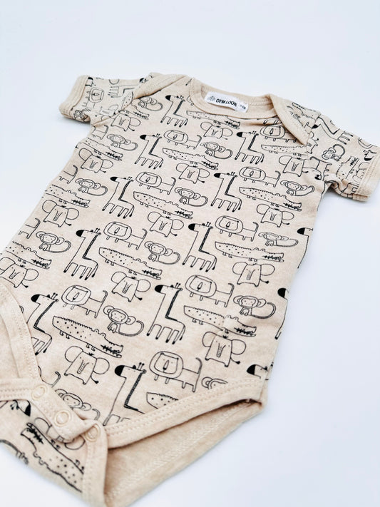 Body mit Tierprint - Gr.62 (GEM Look)