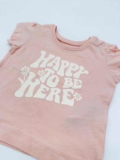 T-Shirt in rosé - Gr. 68 (Primark)