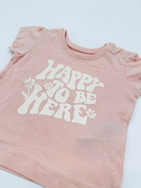 T-Shirt in rosé - Gr. 68 (Primark)