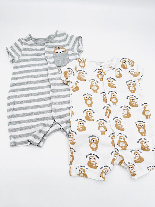 2 teiliges Set Baby Strampler - Gr. 74 (C&A)