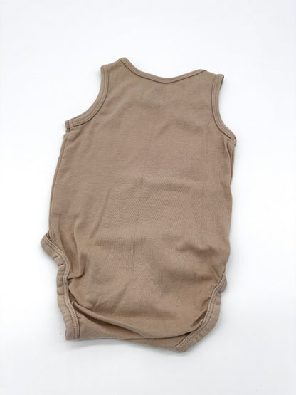 Beige Body ohne Ärmel - Gr.68 (H&M)