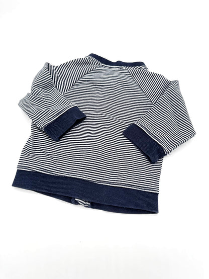 Gestreifte Sweatjacke - Obaibi (Gr.74)