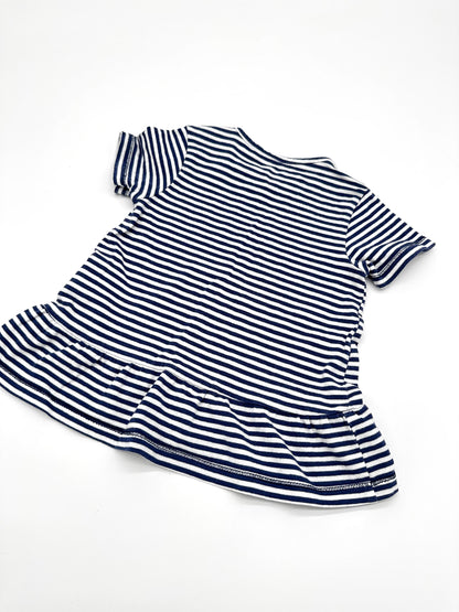 Gestreiftes Kleid - Gr. 68 (Staccato)