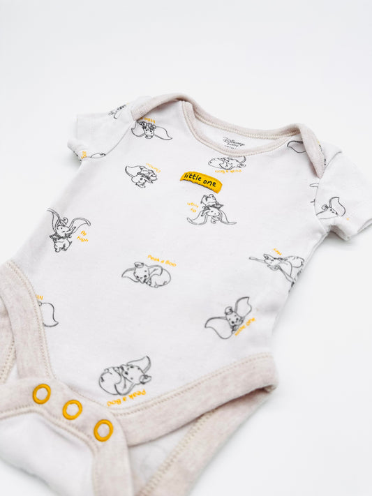 Kurzarm-Body mit Dumbo-Print - Primark (Gr. 50/56)