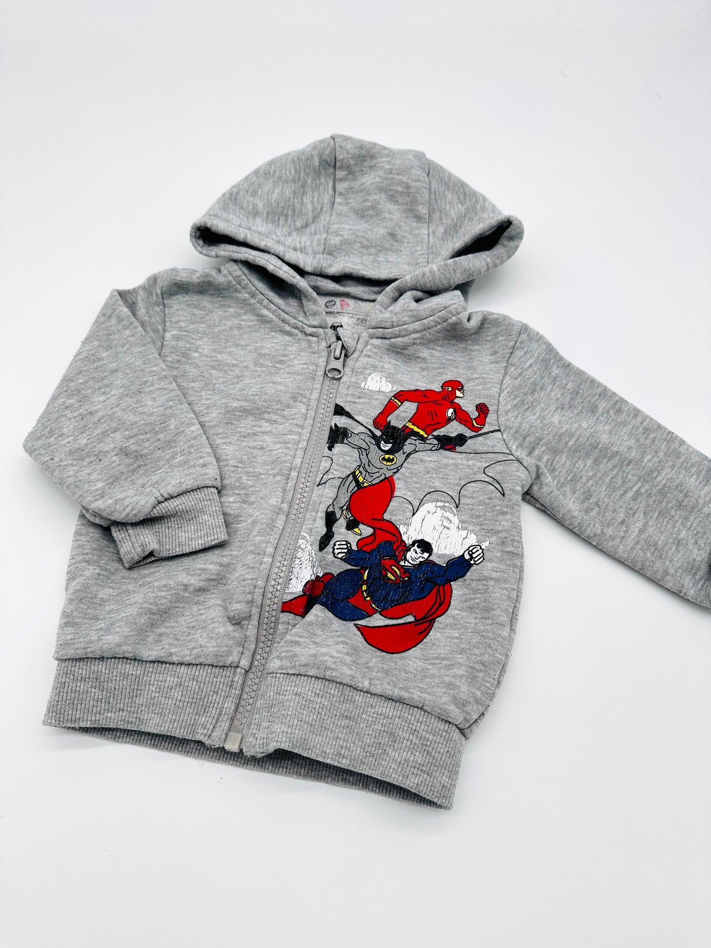 Kapuzenpullover in grau - Gr. 80 (Primark)