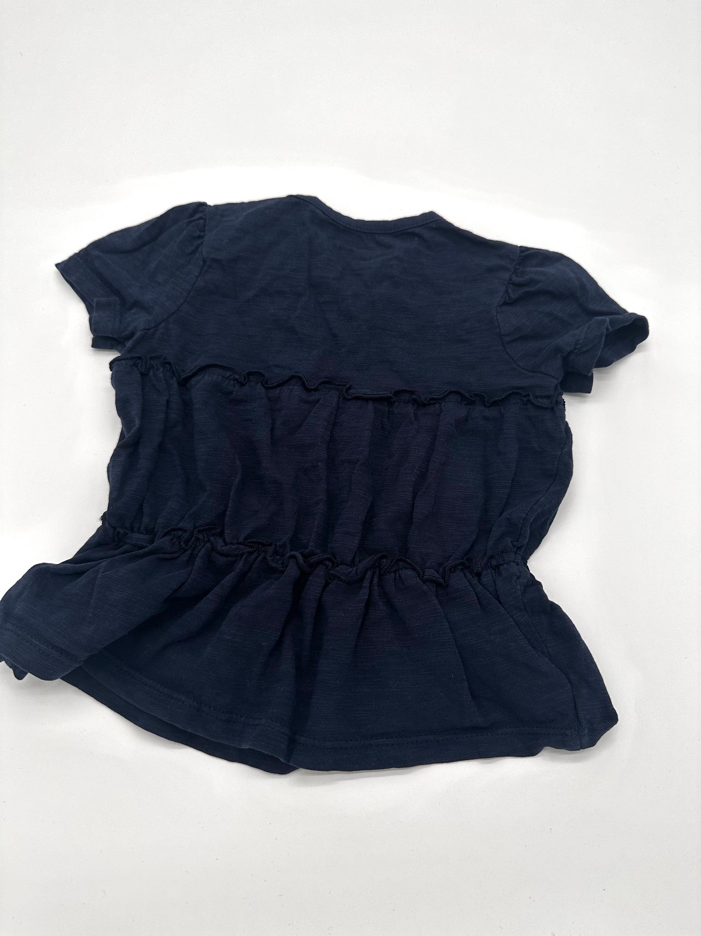 Dunkelblaues T-Shirt - Gr. 74 (S. Oliver)