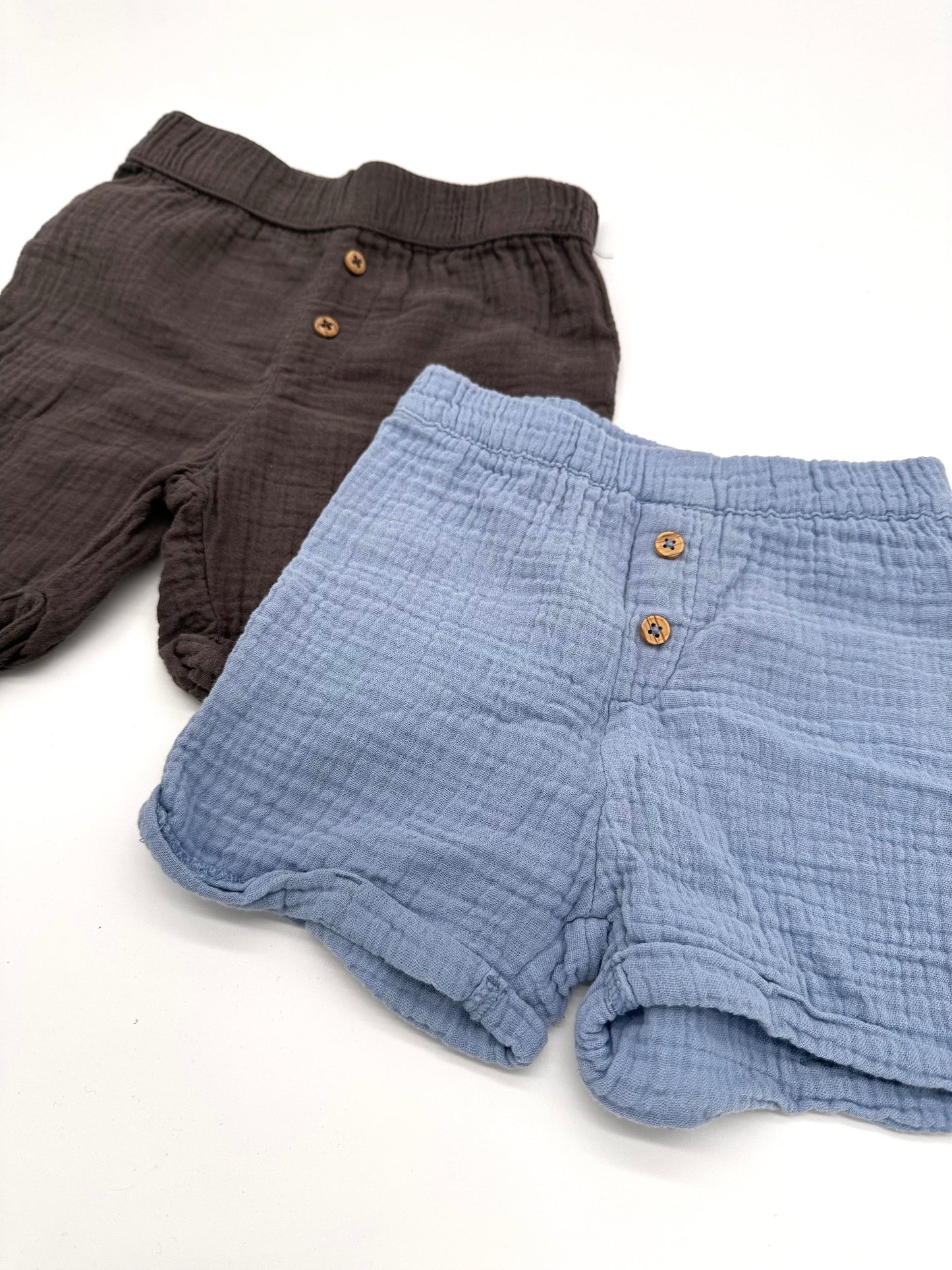 2er- Set Musselin Shorts - Gr. 74 (Topomini und Lily & Dan)