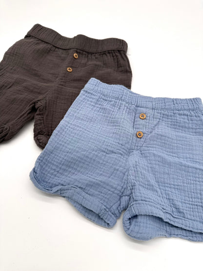 2er- Set Musselin Shorts - Gr. 74 (Topomini und Lily & Dan)