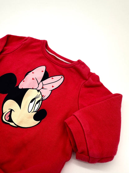 Roter Minnie Mouse Sweatshirt – Gr. 62 (C&A)