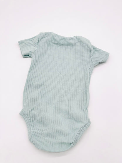 2 er Body Set gerippt - Gr. 62/68 (Hoodadoo)