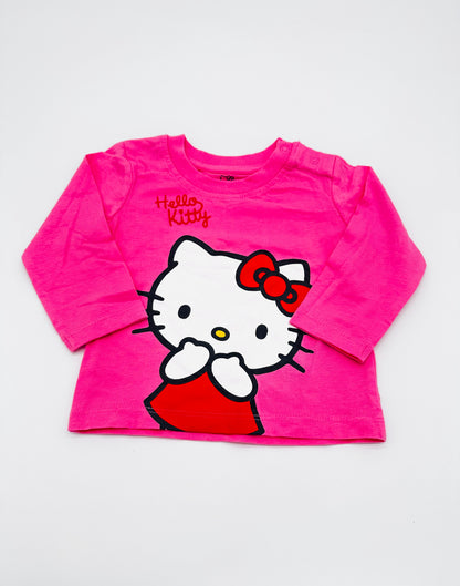 Hello-Kitty Langarmshirt Set - Gr. 68 (Primark)