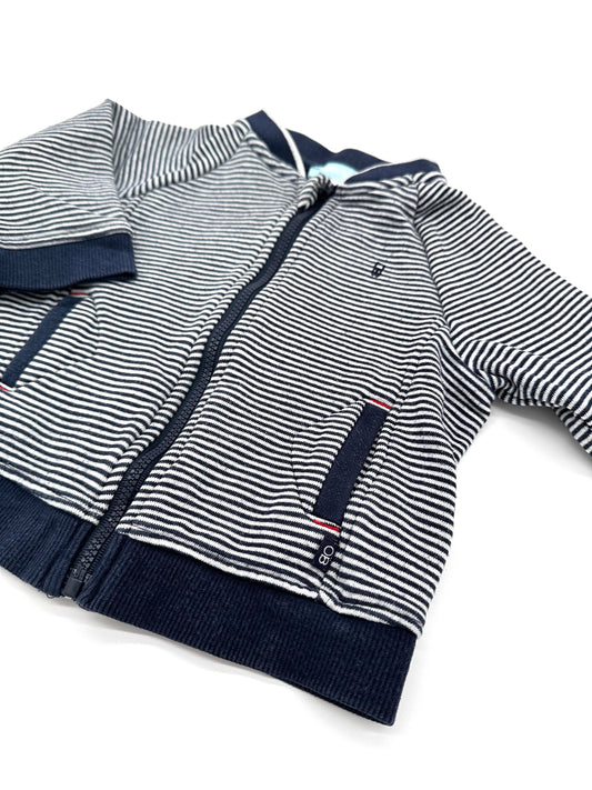 Gestreifte Sweatjacke - Obaibi (Gr.74)