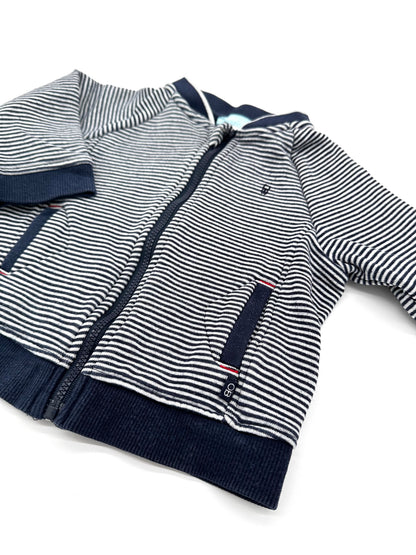 Gestreifte Sweatjacke - Obaibi (Gr.74)