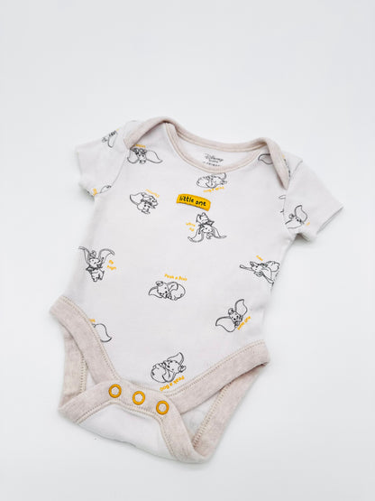 Kurzarm-Body mit Dumbo-Print - Primark (Gr. 50/56)