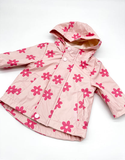 Regenjacke mit Blumenprint - Gr. 50/56 (Primark)