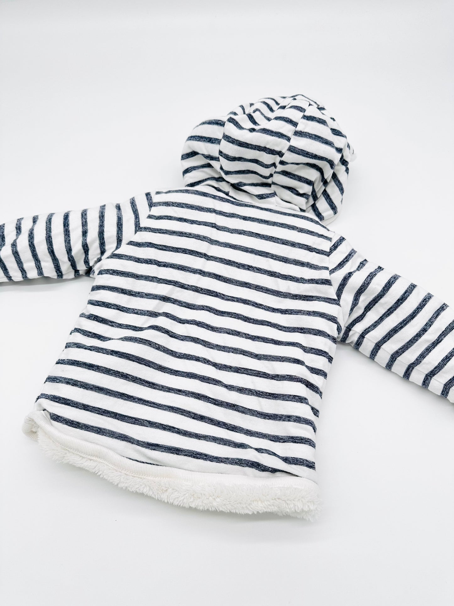 Gefütterte, gestreifte Jacke - H&M (Gr. 68)