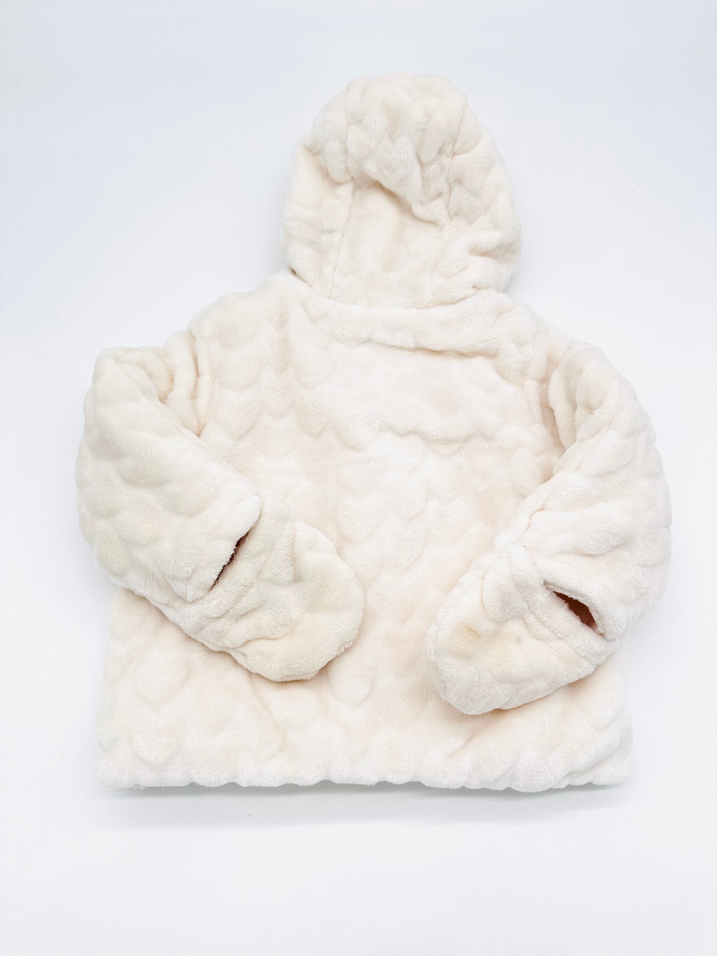 Dicke Winterjacke cremeweiß - Gr. 68 (C&A)