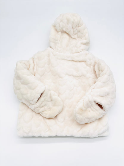 Dicke Winterjacke cremeweiß - Gr. 68 (C&A)