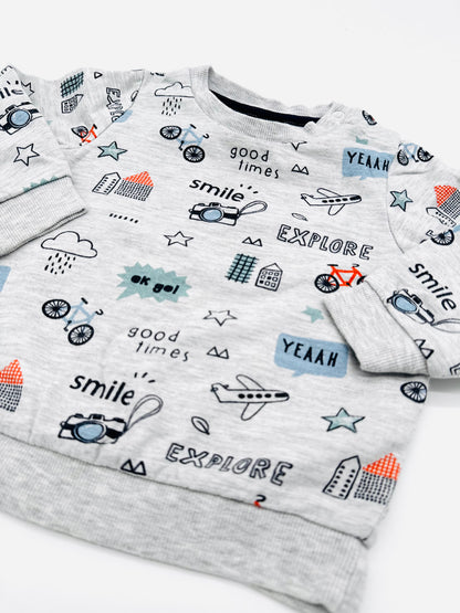 Sweater Pullover - Gr. 80 (C&A)
