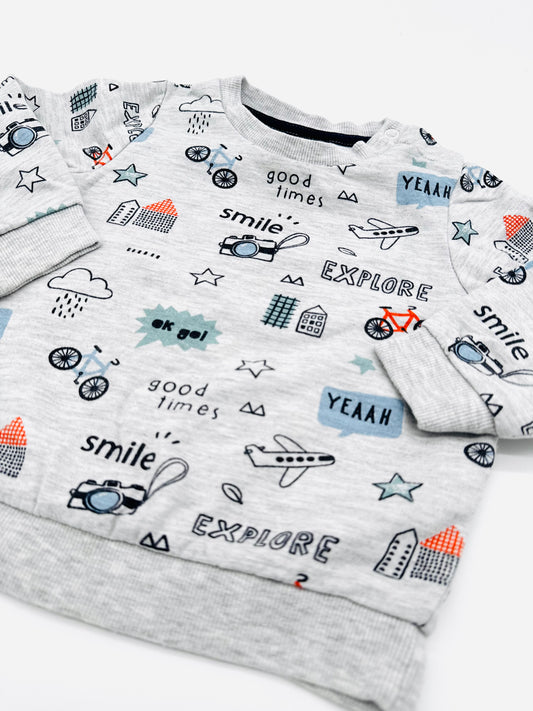 Sweater Pullover - Gr. 80 (C&A)