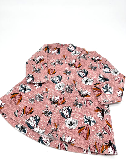 Blumenkleid rosé - Gr. 68 (Zara)