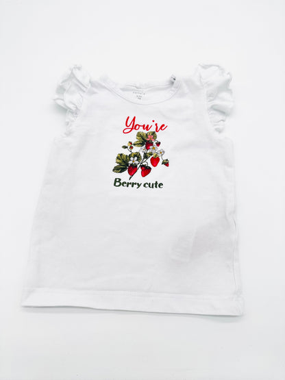 Weißes T-Shirt - Gr. 74 (Name it)