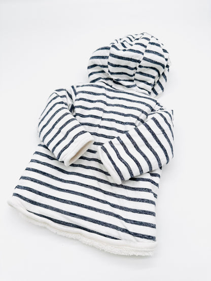 Gefütterte, gestreifte Jacke - H&M (Gr. 68)