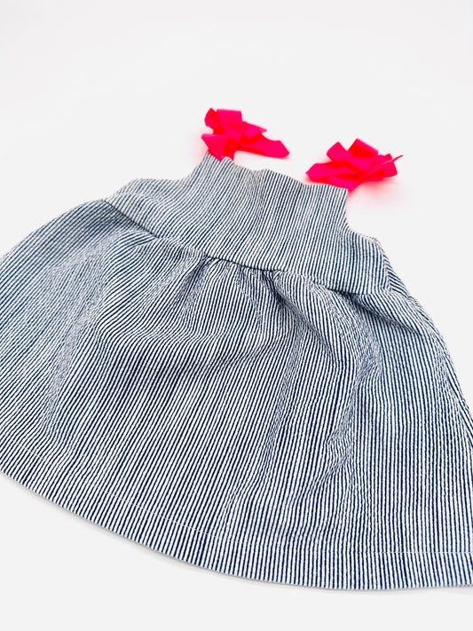 Kleid mit Schleifchen - Gr. 74 (Zara)